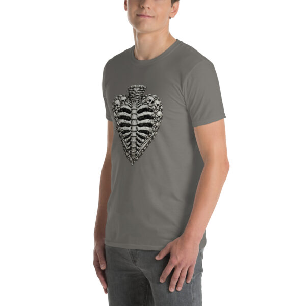 unisex-basic-softstyle-t-shirt-charcoal-left-front-69a35d380de5e.jpg Sacred Heart Reliquary Unisex T-Shirt