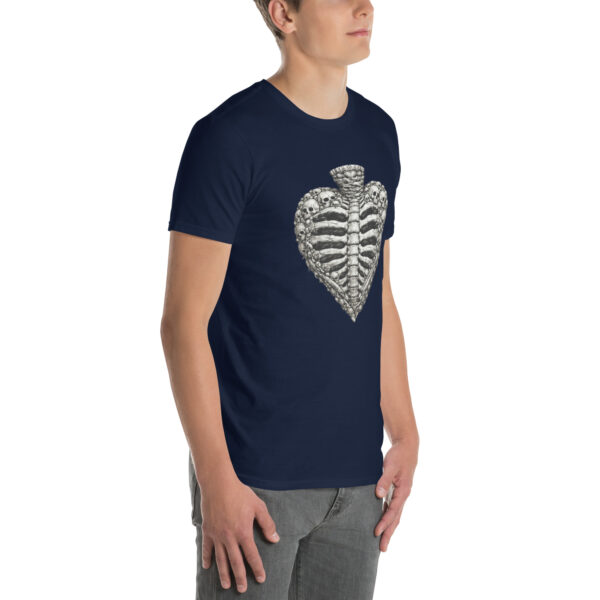 unisex-basic-softstyle-t-shirt-navy-right-front-69a35d37dad1e.jpg Sacred Heart Reliquary Unisex T-Shirt