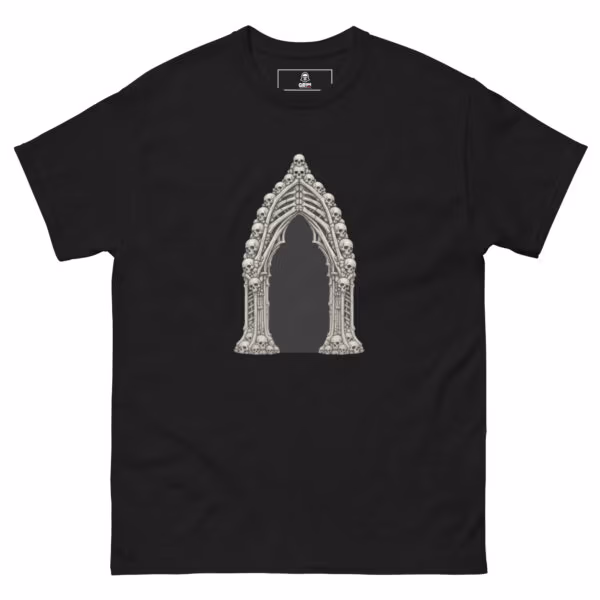unisex-classic-tee-black-front-6a52a81d42a87.jpg The Ossuary Gate