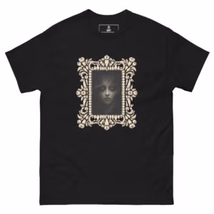 unisex-classic-tee-black-front-6a52aeb13dfe8.jpg Portrait of Absence