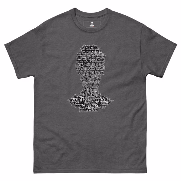 unisex-classic-tee-dark-heather-front-6a5147cd5b505-2.jpg Sine Nomine 100% Cotton Tee
