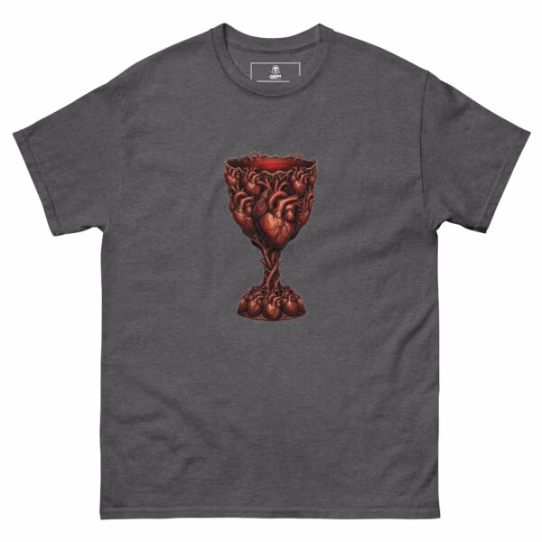 unisex-classic-tee-dark-heather-front-6a52a5dac733c.jpg The Last Communion 100% Cotton Tee
