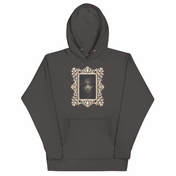 unisex-premium-pullover-hoodie-vintage-black-front-6a8fb3591bdda.jpg Portrait of Absence Hoodie