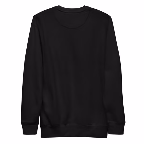 unisex-premium-sweatshirt-black-back-6a7f6b9db84b7.jpg Portrait of Absence Premium Sweatshirt