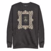 unisex-premium-sweatshirt-charcoal-heather-front-6a7f6b9db8c24.jpg Portrait of Absence Premium Sweatshirt